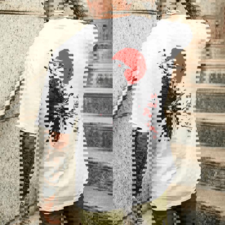 侍戦士 鳥 日本 アニメ グラフィックデザイン メンズTシャツ バックプリント 彼への贈り物