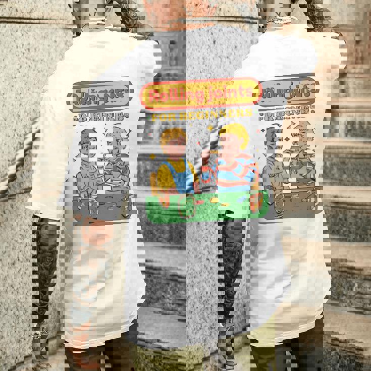 初心者向けツイストジョイント 大麻マリファナ 長袖tシャツ メンズTシャツ バックプリント 彼への贈り物