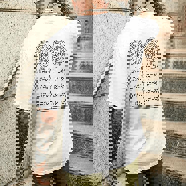 十戒 メンズTシャツ バックプリント 彼への贈り物