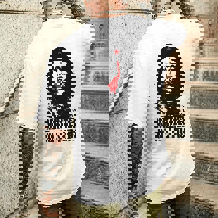 反チェ・ゲバラ・キューバ共産主義者 メンズTシャツ バックプリント 彼への贈り物