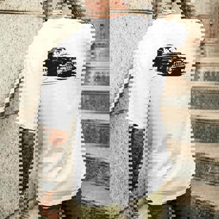 古い車 ヴィンテージ メンズTシャツ バックプリント 彼への贈り物
