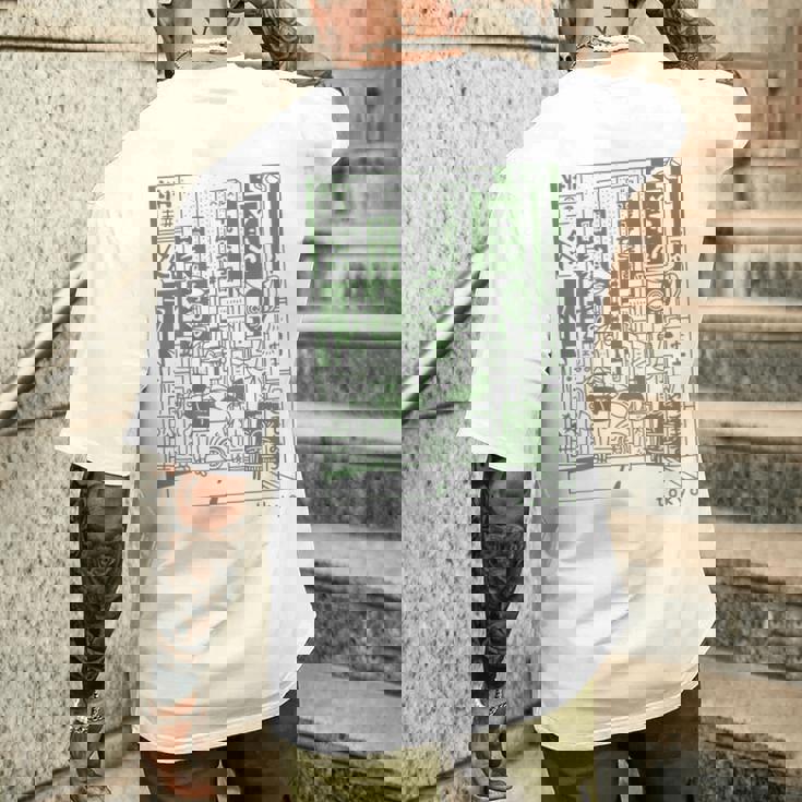 和 ストリート レトロ バイブ 美的 東京 ファッション メンズTシャツ バックプリント 彼への贈り物