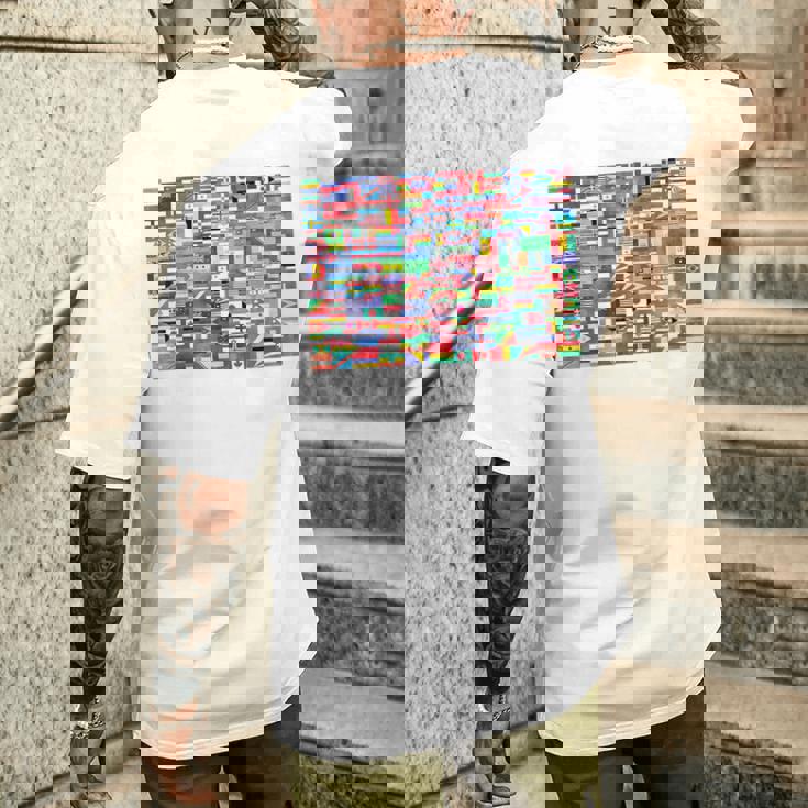 国際世界旗 国旗 世界地図 地球儀 メンズTシャツ バックプリント 彼への贈り物