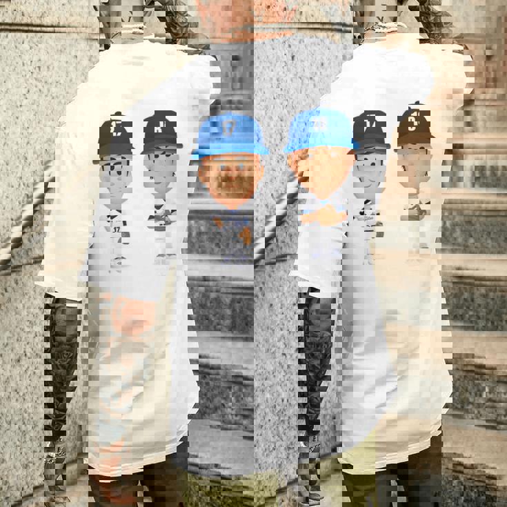 大谷山本 ロサンゼルス野球デュオ Mlbpa メンズTシャツ バックプリント 彼への贈り物