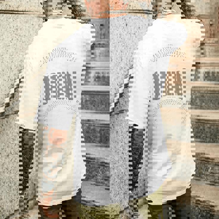 大谷翔平 ロサンゼルス ネーム&ナンバー 表裏 メンズTシャツ バックプリント 彼への贈り物