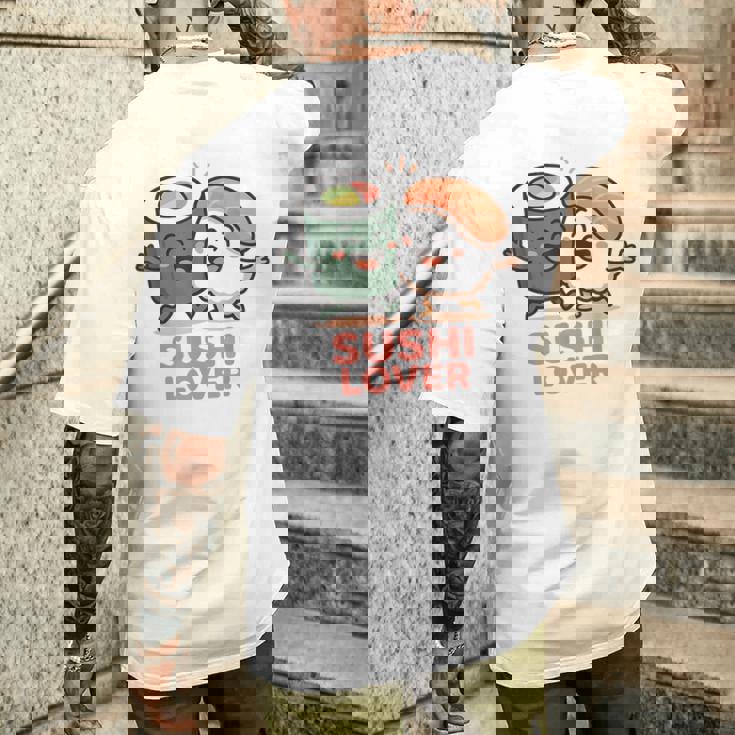 寿司好き メンズTシャツ バックプリント 彼への贈り物