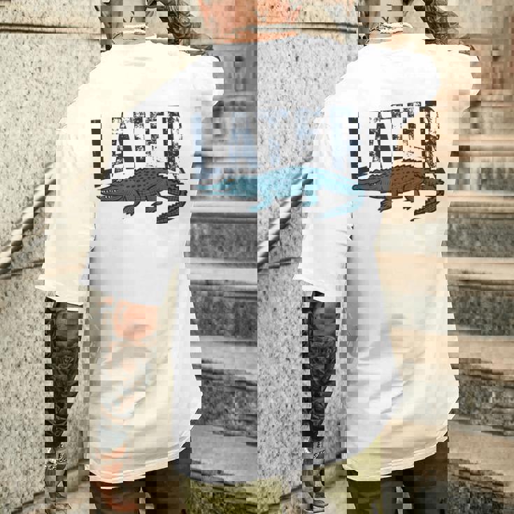 後でゲイター メンズTシャツ バックプリント 彼への贈り物