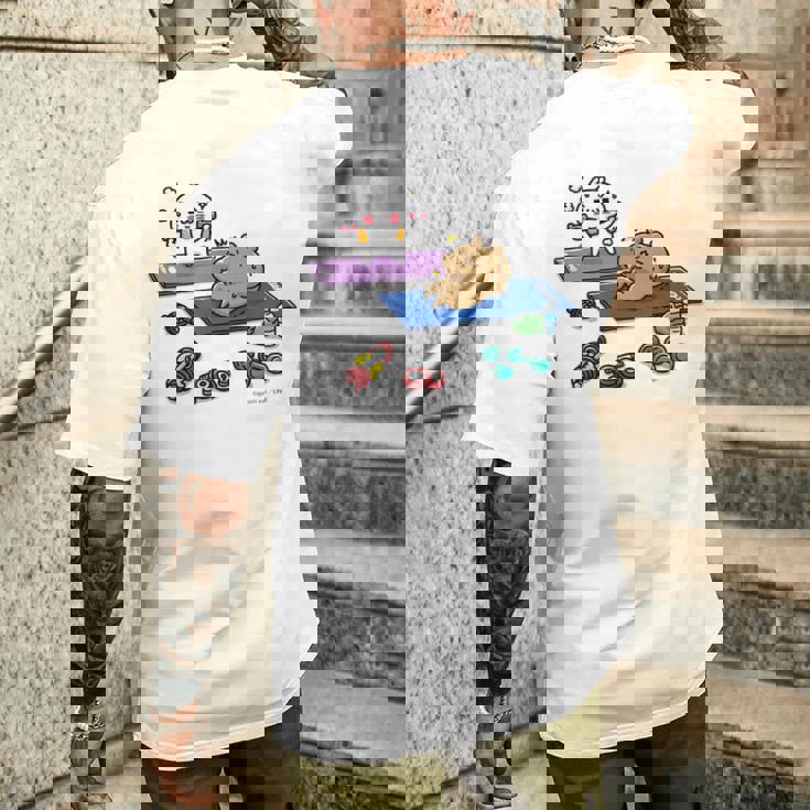 愛しすぎて大好きすぎる。 トレーニング メンズTシャツ バックプリント 彼への贈り物