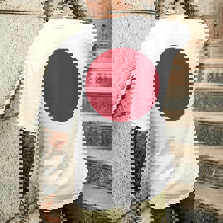 日の丸 日本の国旗 日章旗 日本国 にほん にっぽん かっこいい メンズTシャツ バックプリント 彼への贈り物