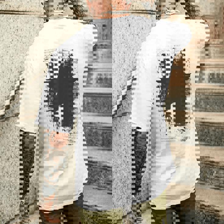 星 星柄 メンズ キッズ 半袖 マーク ロック おしゃれ かっこいい ワイルド ブランド 春夏 グランジステラ メンズTシャツ バックプリント 彼への贈り物