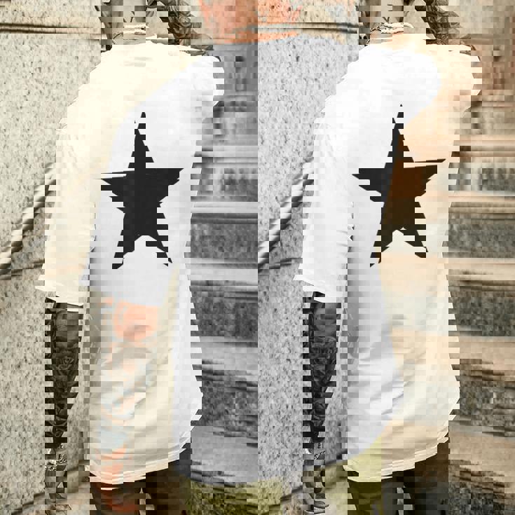 星 星柄 星型 メンズ ロゴ マーク スター ロック かっこいい おしゃれ 大きいサイズ 春夏 ステラ メンズTシャツ バックプリント 彼への贈り物