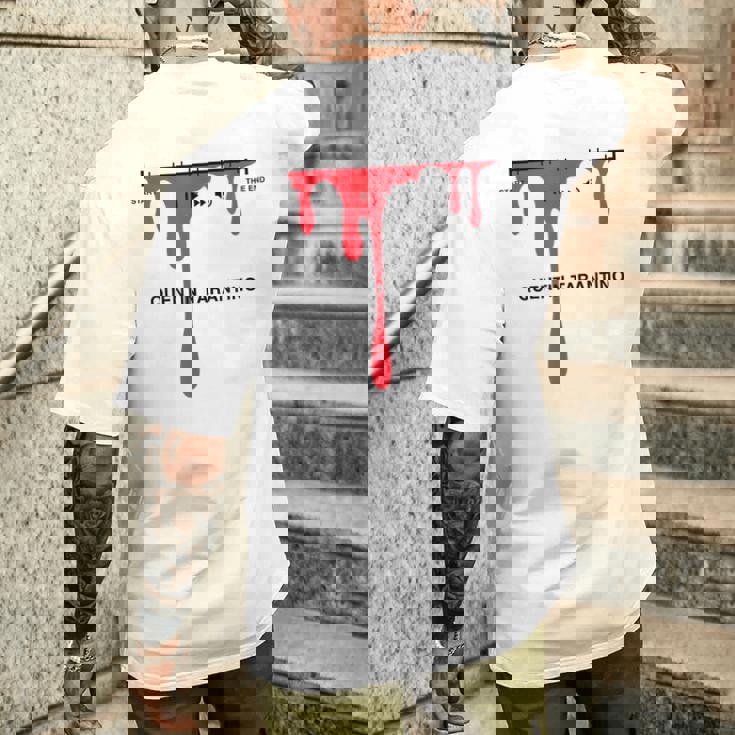 映画ファンのためのタランティーノフィルム。 メンズTシャツ バックプリント 彼への贈り物