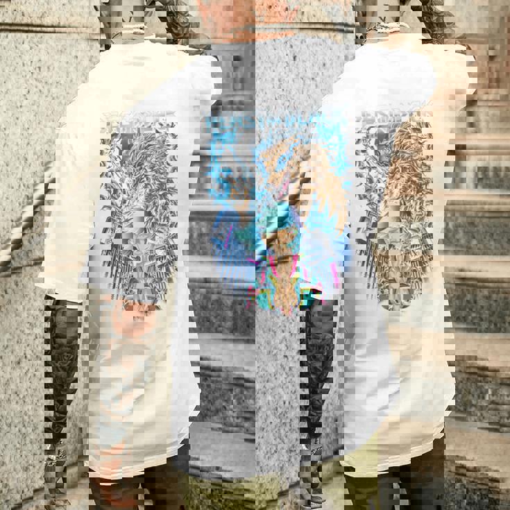 月光ランデブー 長袖tシャツ メンズTシャツ バックプリント 彼への贈り物