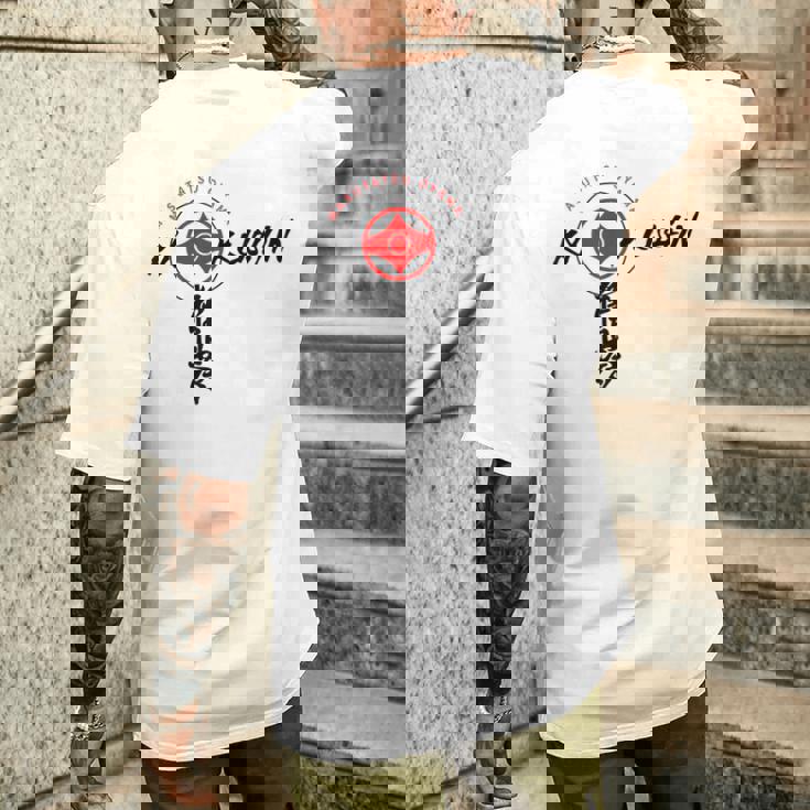 極真 空手 極真海 大山 スポーツウェア トレーニング メンズTシャツ バックプリント 彼への贈り物