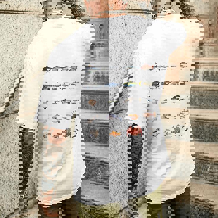 海鮮 ネタ 面白いtシャツ おもしろ 食べ物 文字入り メンズ 面白い 服 オリジナル グッズ 文字tシャツ プレゼント 長袖tシャツ メンズTシャツ バックプリント 彼への贈り物