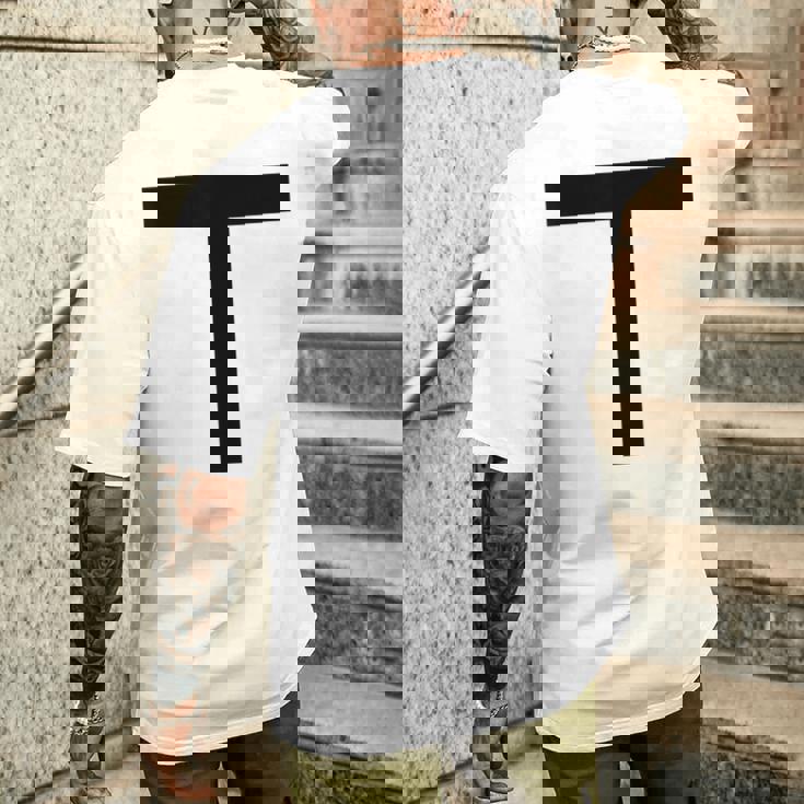 白い体操服 【T、Tt、Ttttー！】Tt兄弟 Ttブラザー メンズTシャツ バックプリント 彼への贈り物