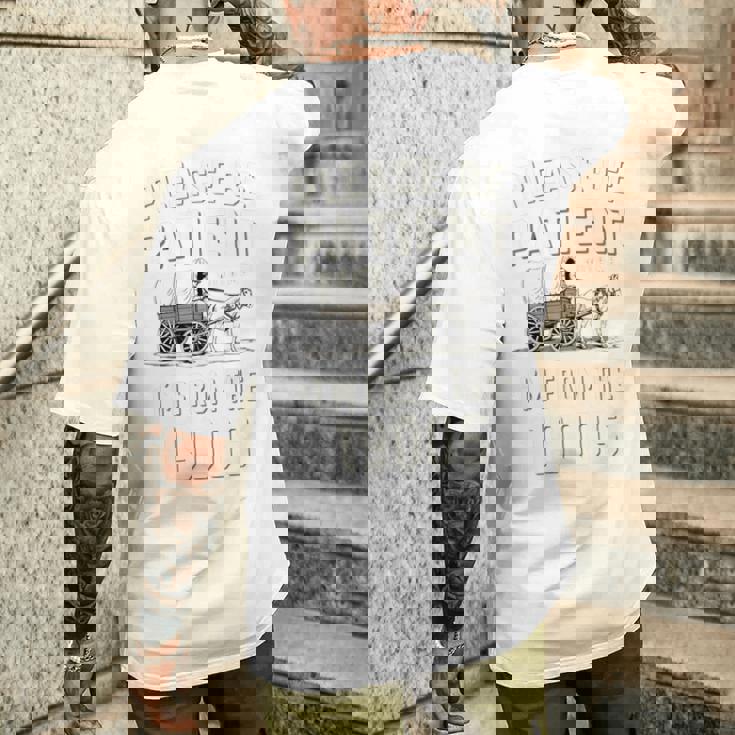 私は1900年代から面白いレトロから我慢してください 長袖tシャツ メンズTシャツ バックプリント 彼への贈り物