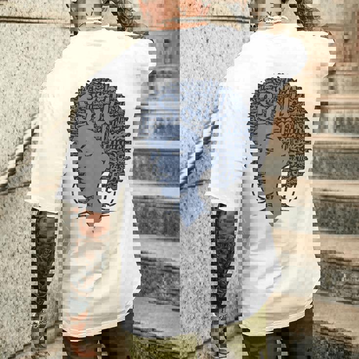 私は70年代80年代のファンクソウルミュージックが大好きです メンズTシャツ バックプリント 彼への贈り物