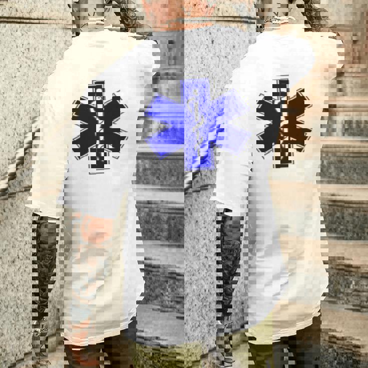 緊急医療レスポンダー Ems Emt 長袖tシャツ メンズTシャツ バックプリント 彼への贈り物