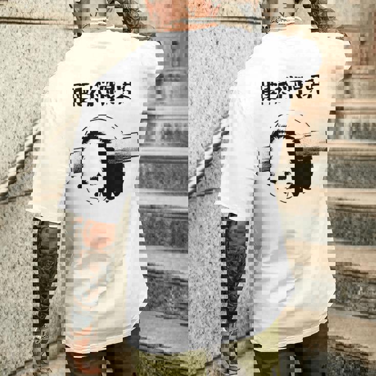 腰が限界 面白いtシャツ 文字入り メンズ おもしろ 面白い パンダ 服 オリジナル おもしろグッズ 文字 メンズTシャツ バックプリント 彼への贈り物