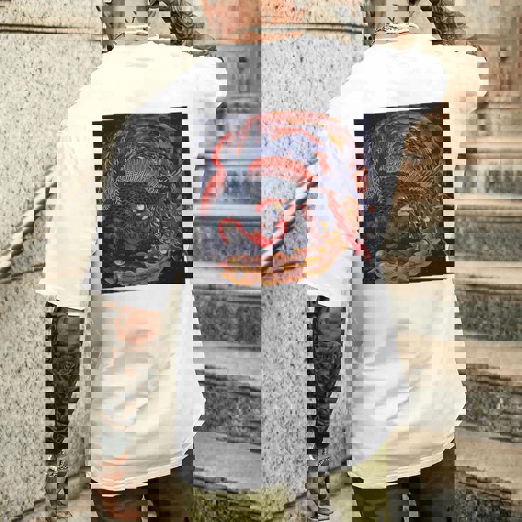 葛飾北斎作 鳳凰 長袖tシャツ メンズTシャツ バックプリント 彼への贈り物