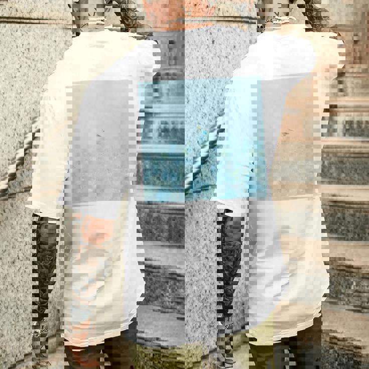 詩とメルヘン 葉祥明 おなかの赤ちゃんとお話ししようよ メンズTシャツ バックプリント 彼への贈り物