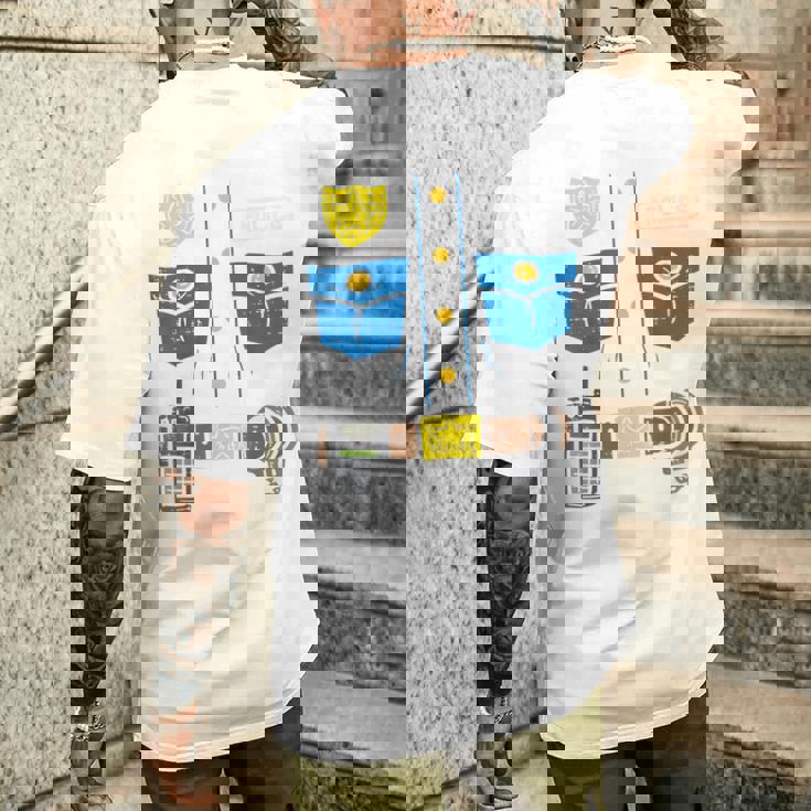 警察コスチューム 面白い警官 警察官 警察官 男性 男の子 子供 メンズTシャツ バックプリント 彼への贈り物