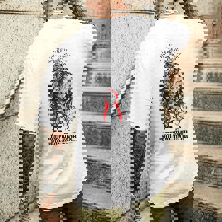 赤ずきん バウンティハンター メンズTシャツ バックプリント 彼への贈り物