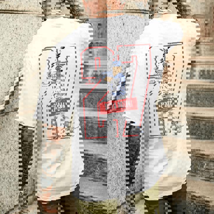 鈴木誠也 メンズTシャツ バックプリント 彼への贈り物