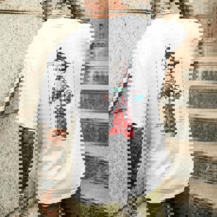 鉄腕アトム Mecanicalアトム A Ctezuka Productions メンズTシャツ バックプリント 彼への贈り物