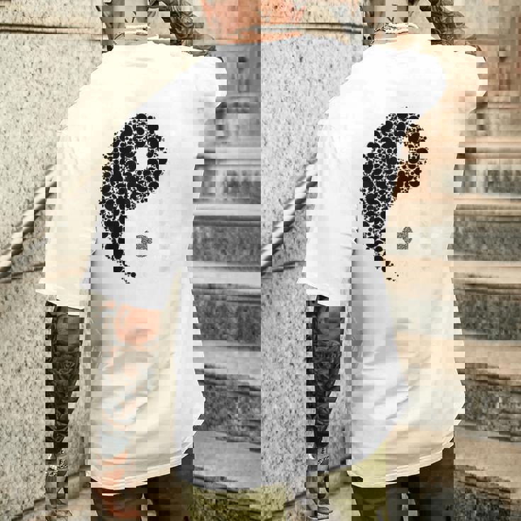 陰陽 太極拳 メンズTシャツ バックプリント 彼への贈り物