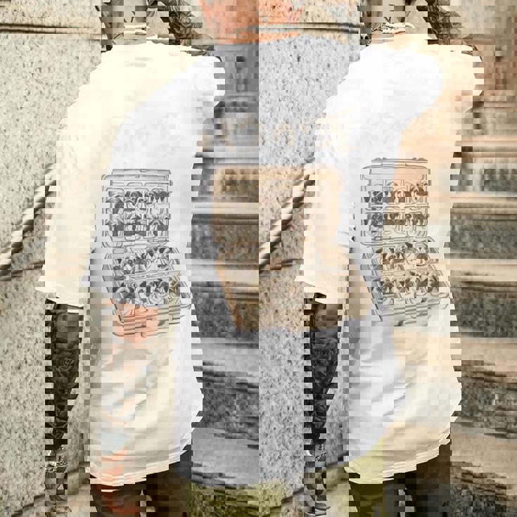 面白いtシャツ パグ 犬 お薬 イヌ わんこ メンズ 犬好き グッズ かわいい おもしろ 面白い 服 ネタ 長袖tシャツ メンズTシャツ バックプリント 彼への贈り物