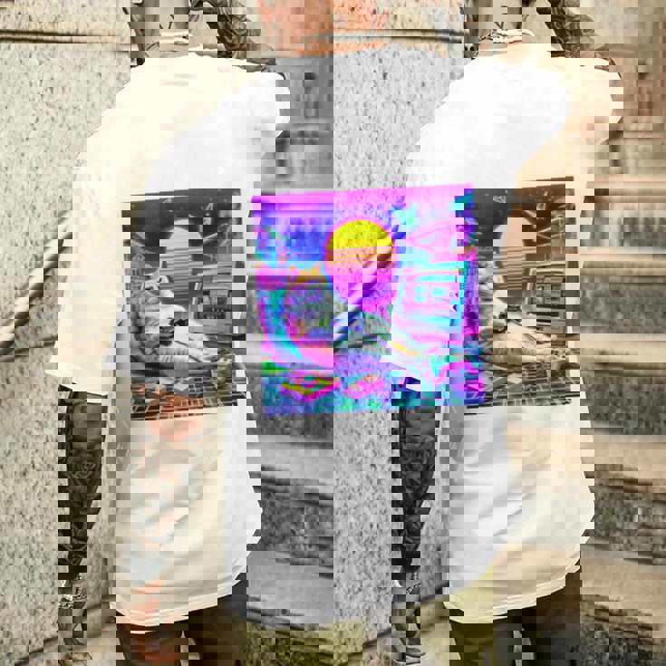 面白いtシャツ 猫 ゲーム ネコ ゲーマー メンズ 猫好き グッズ かわいい おもしろ 面白い 服 ネタ 長袖tシャツ メンズTシャツ バックプリント 彼への贈り物