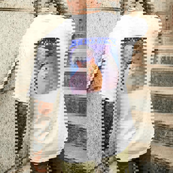 面白いミームハァキャット 長袖tシャツ メンズTシャツ バックプリント 彼への贈り物