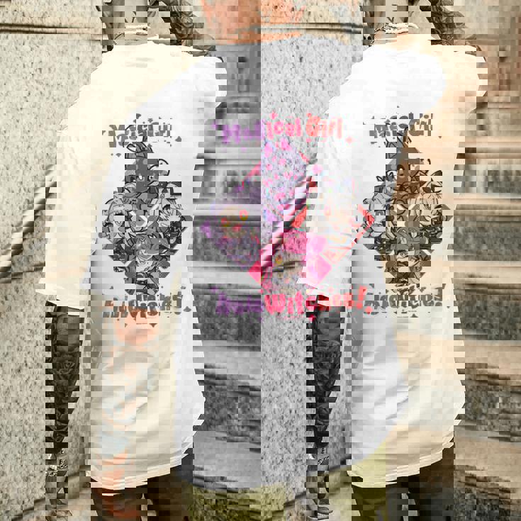 魔法少女ホロウィッチ！ 紫咲シオン・宝鐘マリン・沙花叉クロヱ メンズTシャツ バックプリント 彼への贈り物