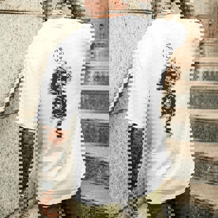 龍体文字 きに むく つる えて フトマニ図 神代文字 龍神様 縄文 かっこいい 開運 言霊 お守り メンズTシャツ バックプリント 彼への贈り物