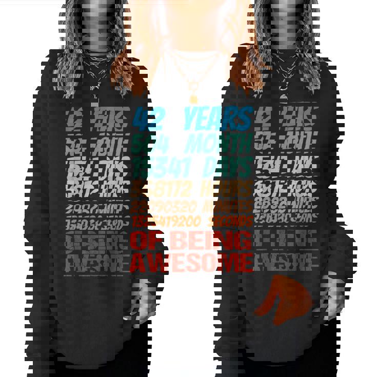 42歳 42歳 誕生日 女性 男性 42歳 誕生日 レディーススウェットシャツ