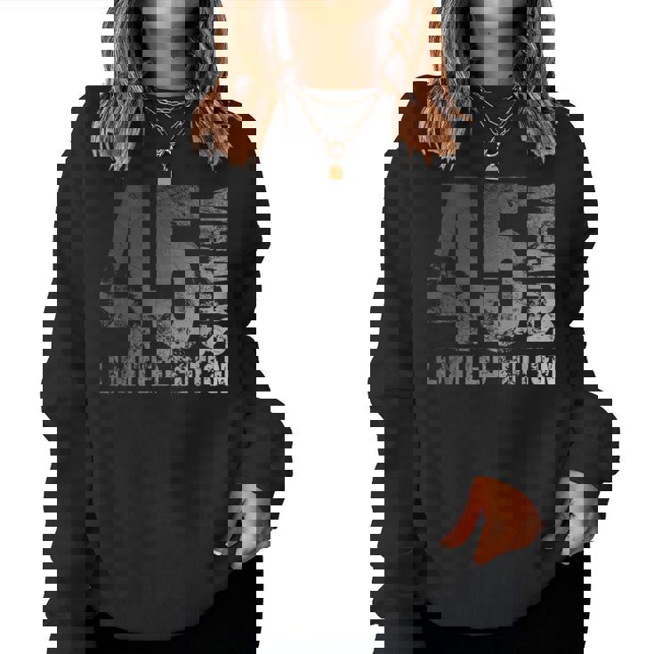 45歳 男性 ギフト 45歳の誕生日プレゼント 女性用 レディーススウェットシャツ