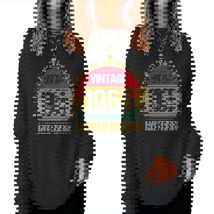 60歳 六十 1965年 ヴィンテージ 還暦 男性 女性 かわいい レディーススウェットシャツ