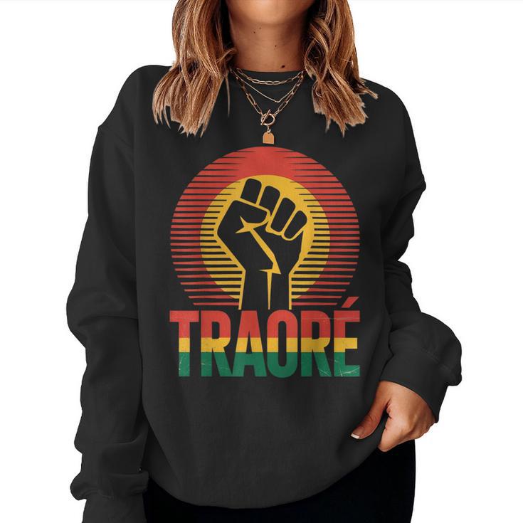 África Resistencia Thomasankara Burkina Faso Ibrahim Traore Sudadera Mujer