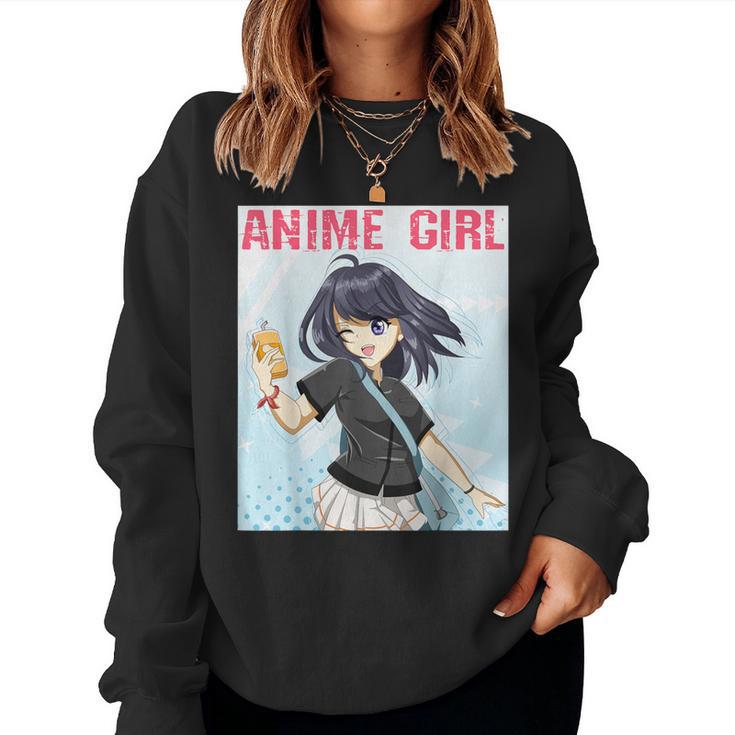 Anime Girl Japonais Esthétique Manga Adolescentes Filles S Sweat