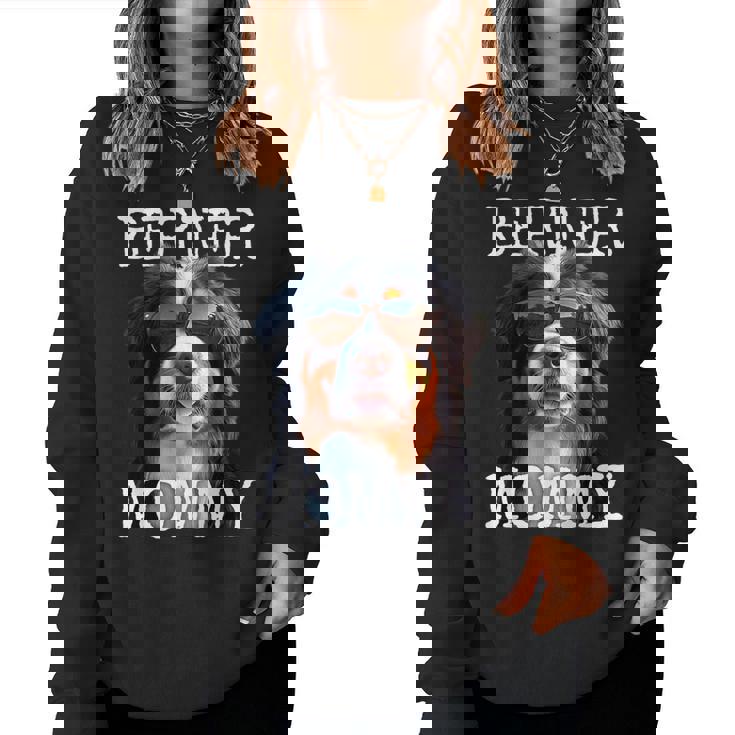 Berner Mommyバーニーズマウンテンドッグ ママ 犬 ママ 母の日 バーニーズマミー レディーススウェットシャツ