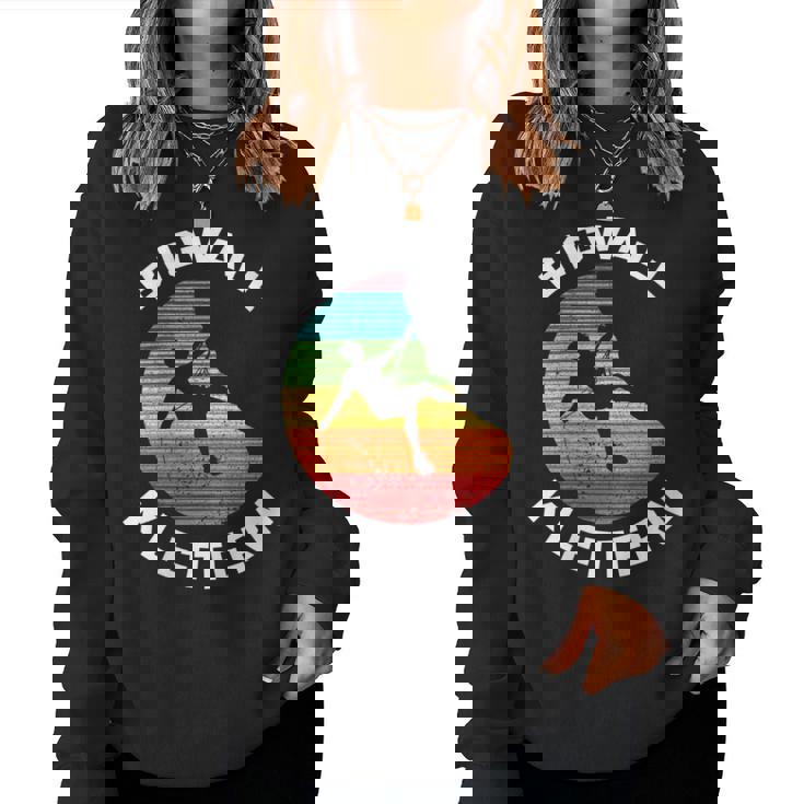 Bigwall Escalada De Rocas Cuello Sudadera Mujer