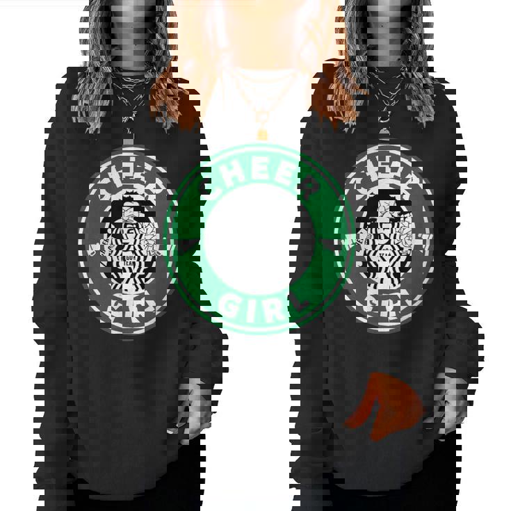 Cheer Girl 面白いチアリーダーグラフィック 女の子用 レディーススウェットシャツ