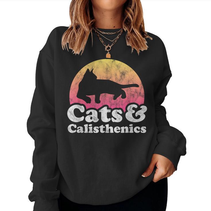 Gatos Y Calistenia Hombre O Gato Y Calistenia Sudadera Mujer