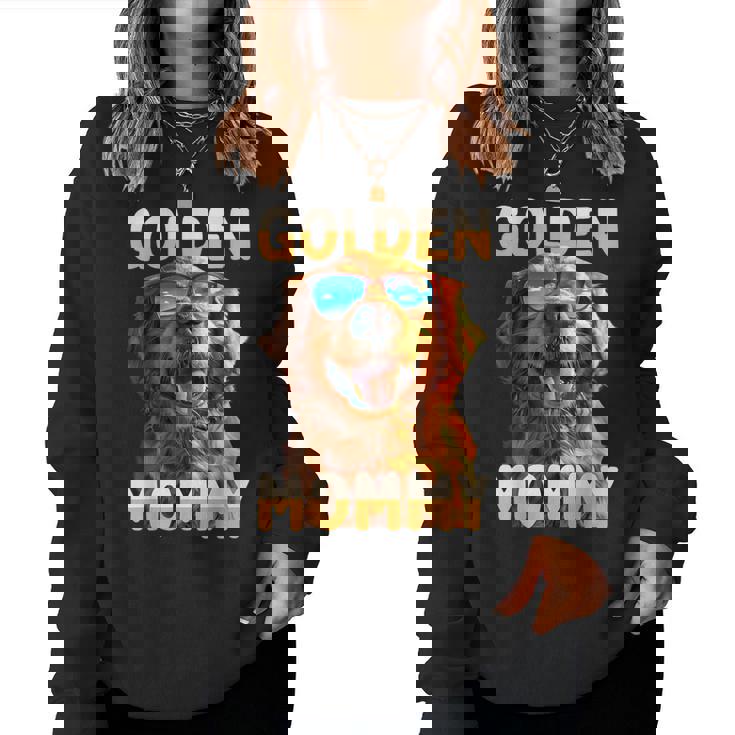 Golden Mommyゴールデン・ママ 母の日 ゴールデンレトリバー・ママ レディーススウェットシャツ