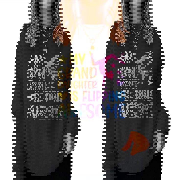 My Granddaughter Gymnastics Grandma Of A Gymnast Grandma Small Black Women Sweatshirt