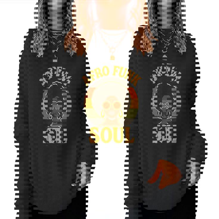 Groovyoul リバイバル レトロ ヴィンテージ 70年代 ファンク アフロ ソウル レディーススウェットシャツ