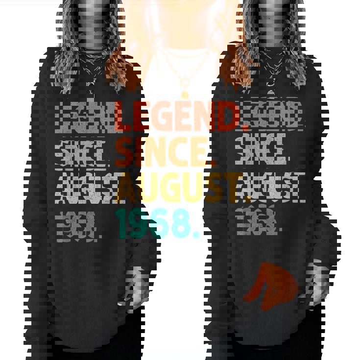 Legendince August 1968 Birthdayintage 1968 レディーススウェットシャツ