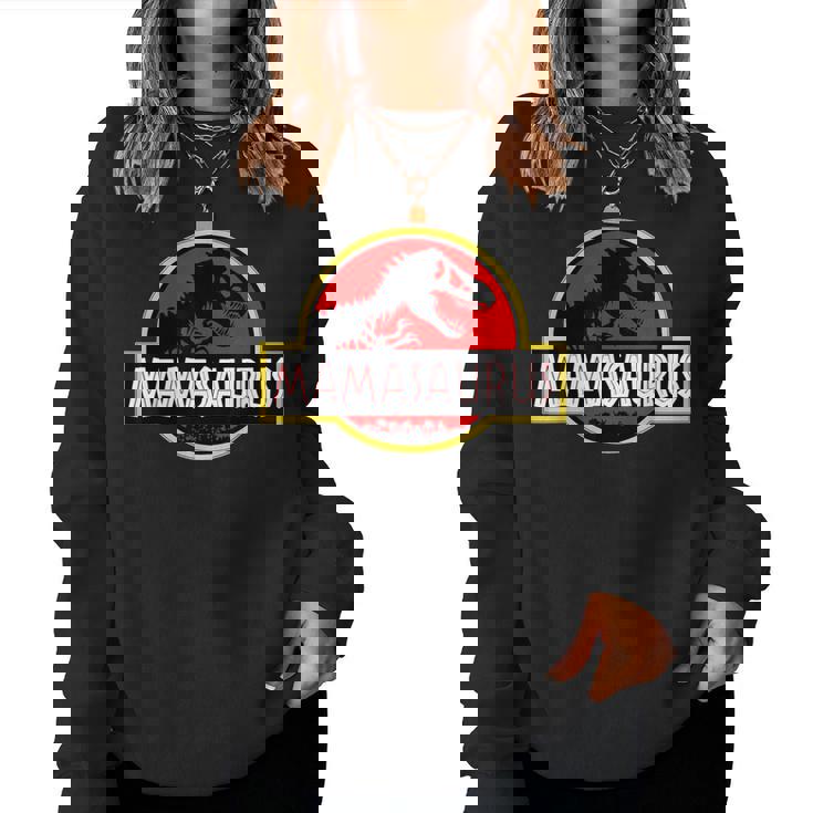 Mamasaurus Retrointage Divertido Sudadera Mujer